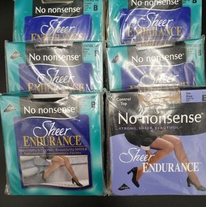 NO NONSENSE Sheer Pantyhose 6 PR